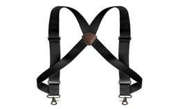 Heavy Duty Trucker Suspenders for Men Work 25cm Wide XBack with 2 Side Clips Hooks Adjustable Elastic Big Tall Trouser Braces 229868758