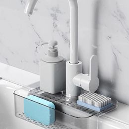 Kitchen Storage Faucet Splash-proof Draining Rack Sink Water Collection Pad Countertop Wipe Sponge