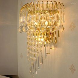 Wall Lamps Classic Crystal Light 110v 220v 12v 24v Sconce Glasses Parts Decorative Vintage Lamp