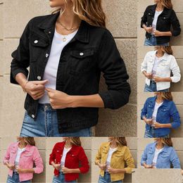 Giacche da donna Wrangler Authentics Stretch Denim Jacketaijq Giaccata di design esterna di moda Streetwear Jean Winter Coat Drop Drop Done Dhhjg