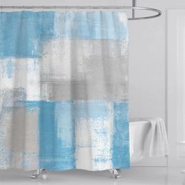 Shower Curtains Abstract And Minimalist Bathroom Made Of Polyester Fabric 180 180cm With 12 Hooks