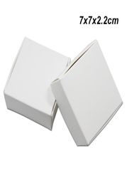 7x7x22 cm 50pcslot White Kraft Paper Wedding Gifts Pack Box for Ornament Jewelry Candy Cardboard Packing Boxes Handmade Soap Sto4708145