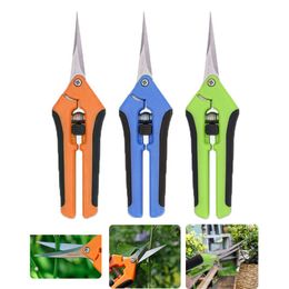 Nożyczki ogrodowe ze stali nierdzewnej wielofunkcyjne proste gałąź owoce i nożyczki warzywne narzędzia do ręki gospodarstwa domowego