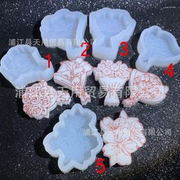 Baking Moulds Tulip Rose Silicone Mould Gypsum Outlet Bouquet Mould 17-287