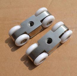 ultraquiet wooden door roller furniture sliding window pulley hanging track nylon wheel glass bearing hardware1157070