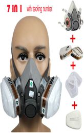 Whole6200 Respirator Gas Mask Body Masks Dust Philtre Paint Dust Spray Gas Mask Half Face Maskconstructionmining8526691
