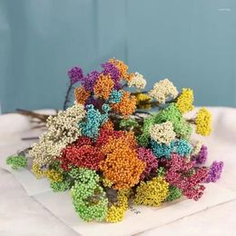 Decorative Flowers 50g Natural Millet Fruit Dried Flower Christmas Decorations For Home 2024 Fall Decor Artificial Wedding