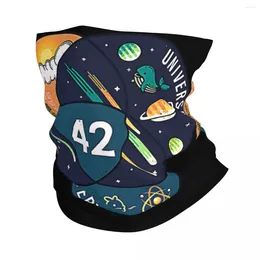 Scarves 42 Motocross Bandana Neck Cover Printed Answer To Life Universe And Everything Wrap Scarf Running Unisex Adult Breathable