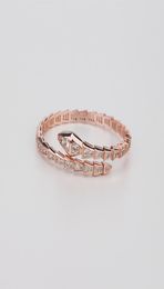 2020 gold spring inlaid zircon movable fine edition snake bracelets snake bone rose gold fashion festival snake bracelet designer 4375335