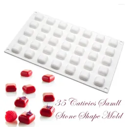 Baking Moulds Dorica 35 Holes Mini Lattice Shape Diy Chocolate Mousse Mould Fondant Silicone Cake Mould Decorating Tools Bakeware