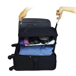 Storage Bags Durable Foldable Design Canvas Outdoor Camping Tent Pole Hanging Mesh Bag Space Saving Household Supplies