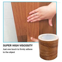 Window Stickers Woodgrain Repair Tape Patch Wood Textured Furniture Adhesive Strong Stickiness Waterproof FBS889