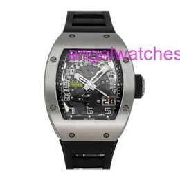 Designer Luxury Mechanics Richad Wristwatch Original to Watches Big Automatic Titanium Alloy Mens Watch Big