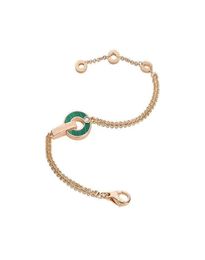Luxury fashion single diamond bracelets ladies charm disc copper coin adjustable bracelet with exquisite packaging gift box1265027