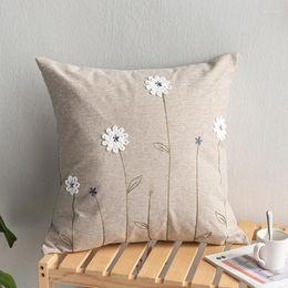 Pillow Embroidery Double-faced Ni Hand-made Retro Sofa