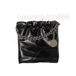 Ch Leather Purse tote cc tote vintage Shopping bag Chain designer bag bag Large Capacity Leather 22bag Garbage bag clutch Shoulder bags purses ladies luxury hand S18V