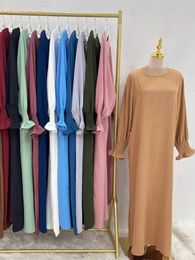 Ethnic Clothing Ramadan Abaya Dubai Kaftan Muslim Long Dress Turkey Abayas For Prayer Islamic Clothing Women Robe Longue Femme Musulmane T240510