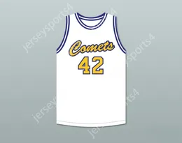 CUSTOM NAY Youth/Kids AL HORFORD 42 GRAND LEDGE HIGH SCHOOL COMETS WHITE BASKETBALL JERSEY 2 TOP Stitched S-6XL