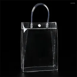 Storage Bags Show Individuality Multifunctional Milk Tea Cup Transparent Fashion Handbag Highly Sought After Versatile Wash Bag