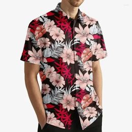 Men's Casual Shirts Shirt Trend Outdoor Beach Summer Leisure Tropical Flower Paisley Hawaiian Print Palm Cuba Re