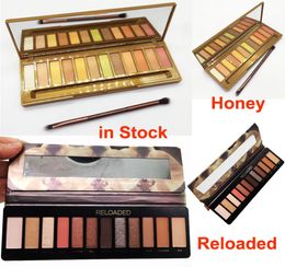 Makeup Reloaded Eyeshadow Palette Honey Eye Shadow 12 Colours Matte shimmer Natural Nude Eye Shadows brand beauty DHL 2865364