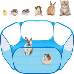 Cat Carriers Pet Pen Collapsible Hexagonal Dog Enclosure Easy To Carry Instal Small Animal Crate Outdoor