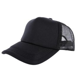 Whole Adjustable Summer Cozy Hats for Men Women Attractive Casual Snapback Solid Baseball Cap Mesh Blank Visor Outside Hat V23879734