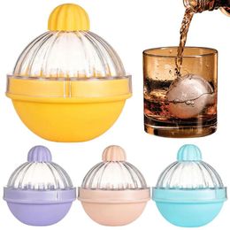 Baking Moulds Ice Ball Maker Round Cube Mold 6cm Light Bulb Shape Quick Release For Cocktails Drinks