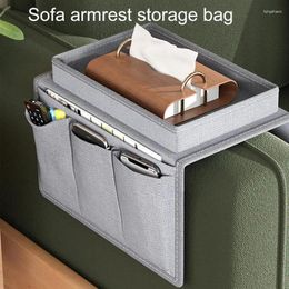 Storage Bags Chair Arm Organiser Couch Tray Large Size Pallet With 5 Pockets For Headphones Tablet Phone Glasses