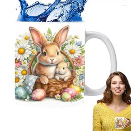 Mugs Mug Coffee Ceramics Cup Easter Spring Themed Kitchen Accessories