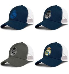 Real Madrid CF Blancos Los Merengues Vikingos mens and womens adjustable trucker meshcap fitted fashion baseball Personalised 6514158