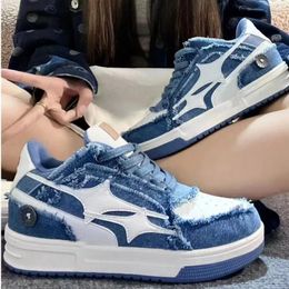 Casual Shoes Autumn Luxury For Woman Classic Sneakers Women Leather Retro Low Cut Lace -up Zapatos De Mujer