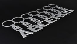 Key Rings For Mercedes Benz A B C E S R G 3D Letters Badge Car Keychain Metal Keychains Keyring Key Chain Rings3097164