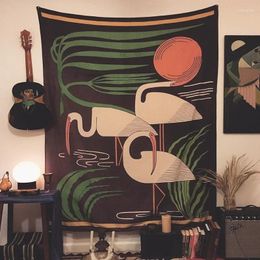 Tapestries Vintage Bohemian Inspired Tapestry Wall Hanging Moon Retro Eye Hand Snake Decor Minimalist Print Mushroom Art