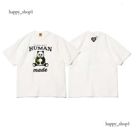 Human Made T Shirt Fun Print Bamboo Cotton Short Sleeve T-shirt for Men Women Graphic humanmade Tshirt Japanese Streetwear 674