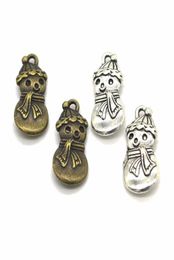 Bulk Package 300PCS 199mm very cute snowman charms pendant good for Christmas Jewellery making 2431627