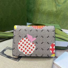 designer Wallets for women Purses g Letter Wallet designer Wallet Ladies Hot Fashionable And Versatile Love Heart Type Apple Pattern Purse 231115 240511