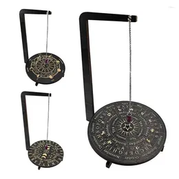 Decorative Plates Jewellery Crystal Display Stand Witch Stuff Wooden Pendulum Holder Exquisite Design For Living Room