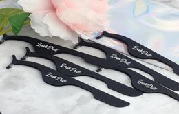 Multifunctional False Eyelashes Tweezers Stainless Auxiliary Eyelash Curler Eye Lash Applicator Clip makeup tools Custom logo8445945