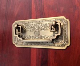 Chinese antique simple drawer handle furniture door knob hardware Classical wardrobe cabinet shoe closet cone vintage 6874230