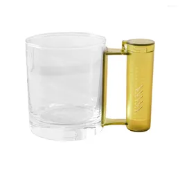 Cups Saucers 310ml Glass Tea Cup With Strainer Infuser Clear Drinking Mug Water Bottle For Home Office (Green)