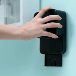 Liquid Soap Dispenser Led Screen Hand Washing Wall-mounted Clean Thoroughly Large Storage Space Built-in Battery Household