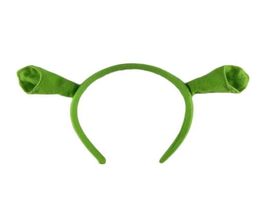 Shrek Hairpin Ears Headband Head Circle Halloween Children Adult Show Hair Hoop Party Costume Item Masquerade Party Supplies3483066