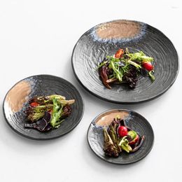 Plates Ceramic Dinner Plate Western Steak Serving Sushi Dish Fruit Salad Bowl Snack Tray