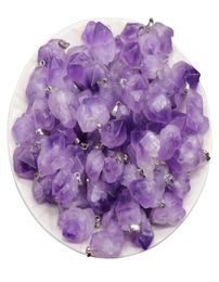 Whole Real Amethyst Necklace For Women Raw Crystals Bulk019461959