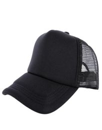 Whole Adjustable Summer Cosy Hats for Men Women Attractive Casual Snapback Solid Baseball Cap Mesh Blank Visor Outside Hat V26735455