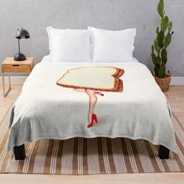 Blankets Peanut Butter & Jelly Pin-Up Throw Blanket Plush Decorative Warm Winter Travel