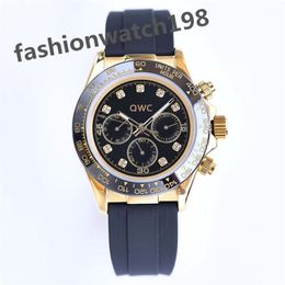 Mens watch 40mm sapphire 2813 mechanical movement 904L stainless steel strap jason007 fashion diving chronograph designer luxe gold wat 279z