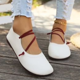Casual Shoes Flat Single Brand Designer Woman Square Toe Japanned Leather Flats Vintage Narrow Band Loafers Luxury