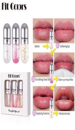 Fit Colours Lip Gloss Plumper Moisturise Care Lips Oil Set Makeup Long Lasting Waterproof Transparent Shimmer Liquid Lipstick5143035